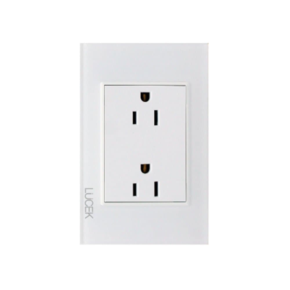 Placa cristal con contacto duplex BP06CBB-LUCEK
