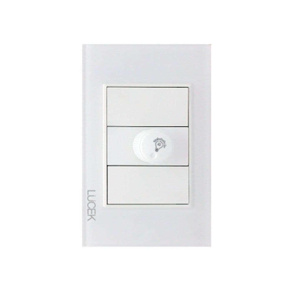 Placa cristal con dimmer BP04CBB-LUCEK